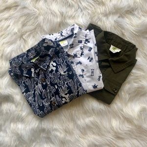 Three Crazy 8 Button Down Shirt